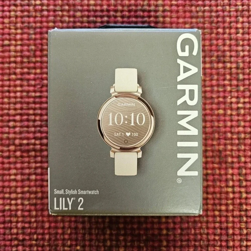 Garmin Lily 2 Women's Small Stylish Smartwatch Gold Smart Watch 010-02839-00 GPS